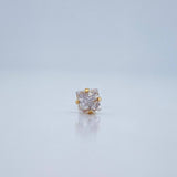 Piercing Cuatro Garras 0.4gr / 1.3cm / Oro Amarillo 18K $
