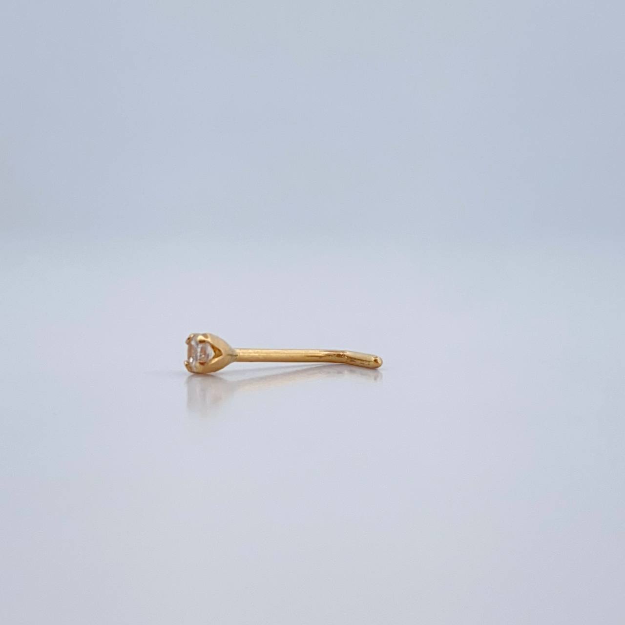 Piercing Chispa Cuatro Garras 0.1gr / 1cm / Oro Amarillo 18K $
