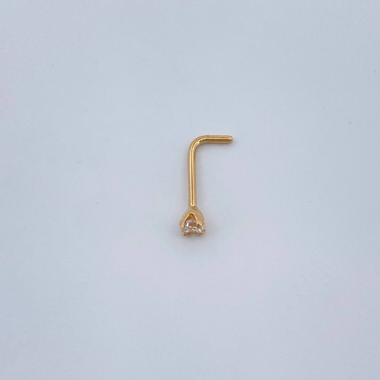 Piercing Chispa Cuatro Garras 0.1gr / 1cm / Oro Amarillo 18K $