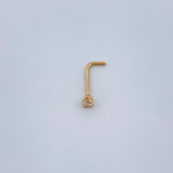 Piercing Chispa Cuatro Garras 0.1gr / 1cm / Oro Amarillo 18K $