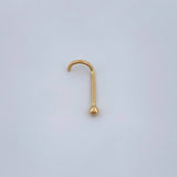 Piercing Bola Chispa 0.15gr / 1.1cm / Oro Amarillo 18K $