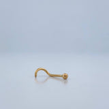 Piercing Bola Chispa 0.15gr / 1.1cm / Oro Amarillo 18K $