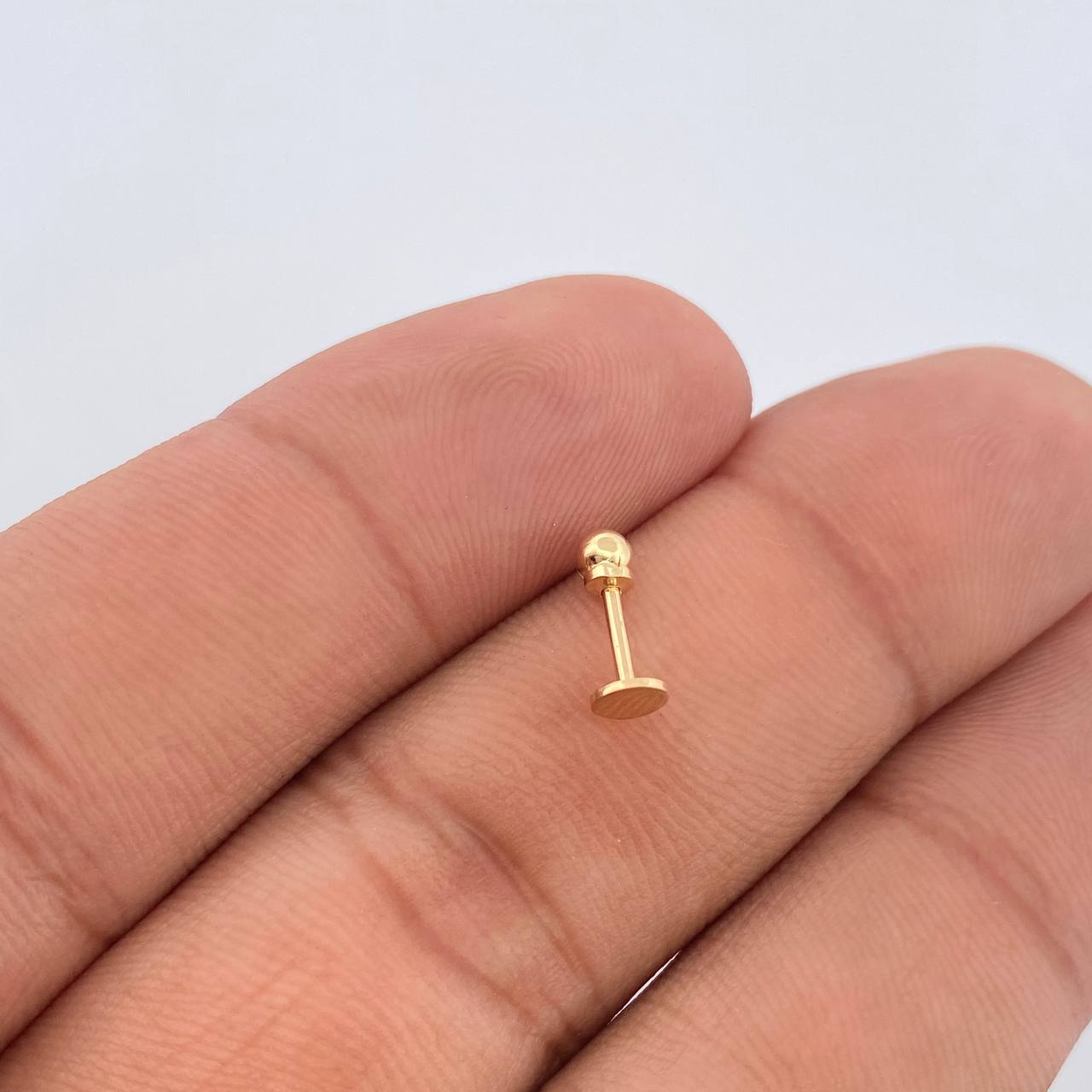 Piercing Circulo 0.3gr / 1cm / Oro Amarillo 18K $