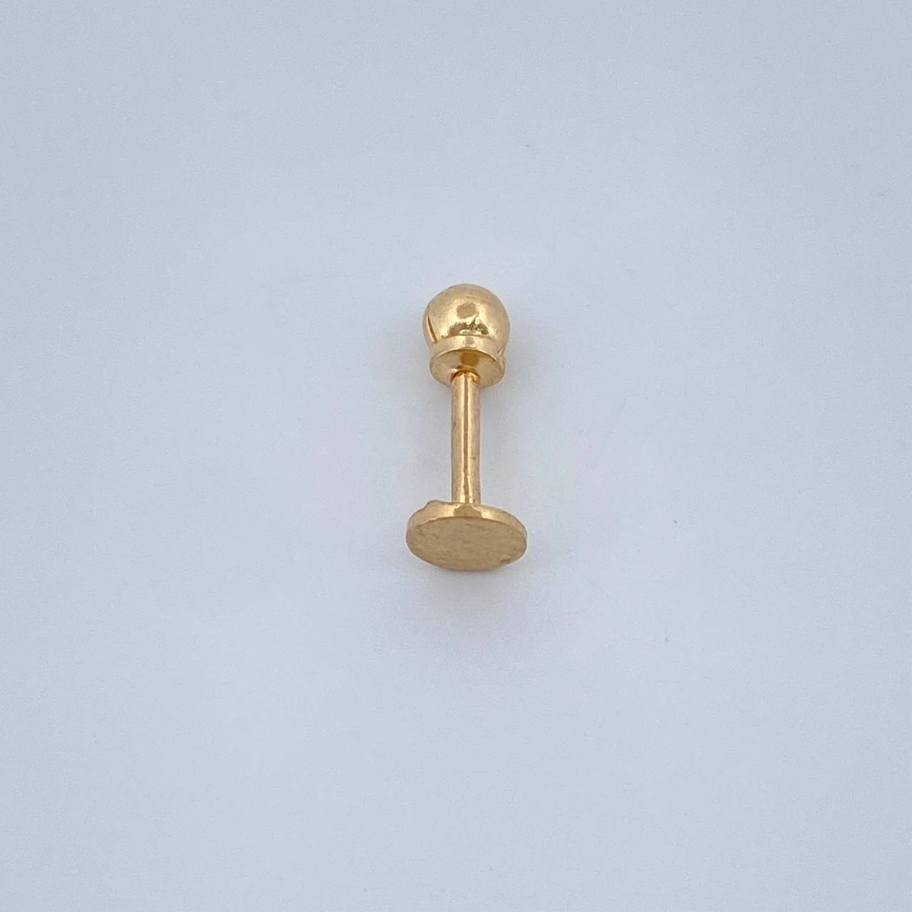 Piercing Circulo 0.3gr / 1cm / Oro Amarillo 18K $
