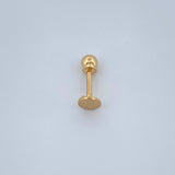 Piercing Circulo 0.25gr / 1cm / Oro Amarillo 18K $
