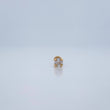 Piercing Cuatro Garras 0.3gr / 1.2cm / Oro Amarillo 18K $