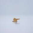 Piercing Rayo Plano 0.25gr / 1cm / Oro Amarillo 18K $