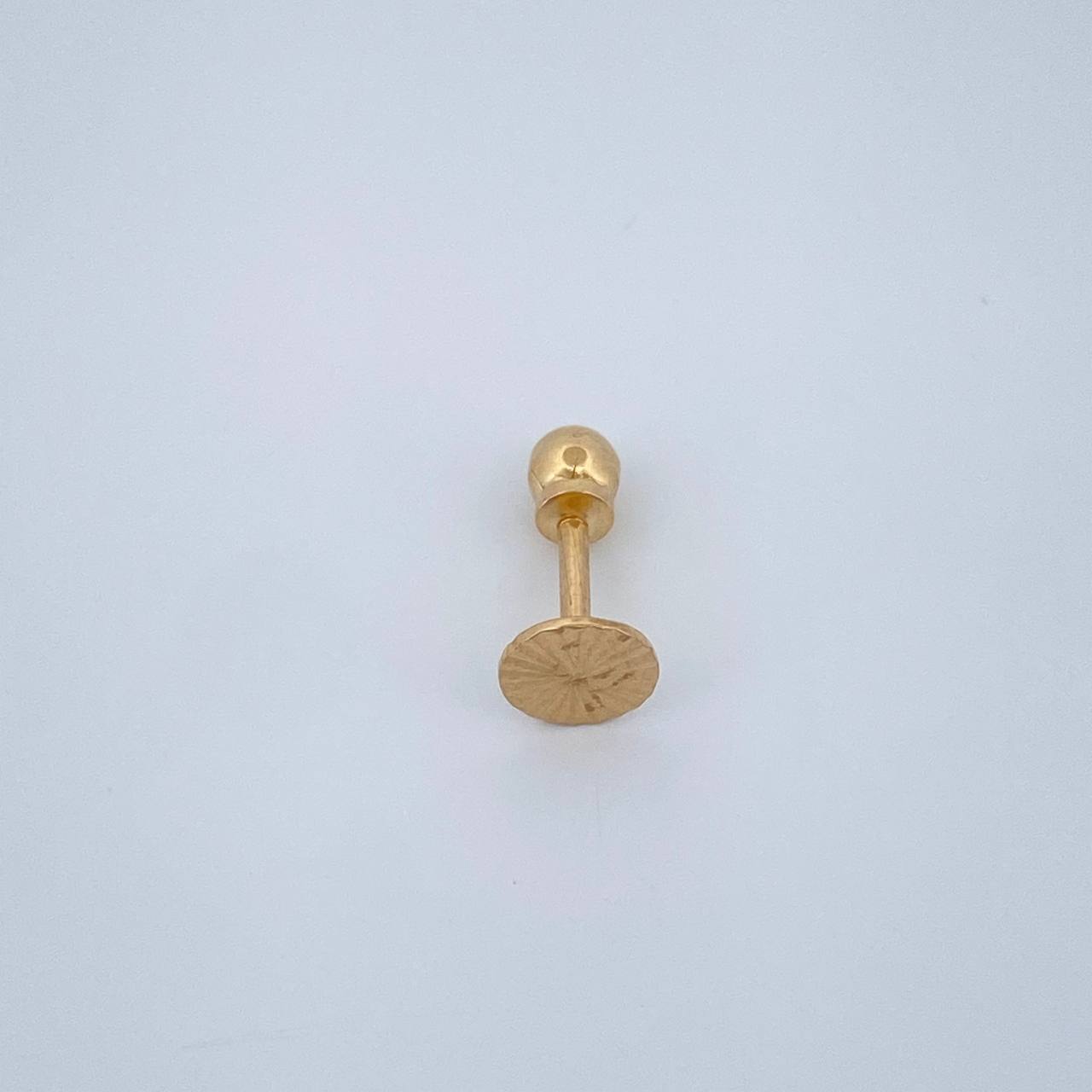 Piercing Circulo 0.35gr / 1cm / Oro Amarillo 18K $