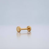 Piercing Circulo 0.8gr / 1cm / Oro Amarillo 18K $