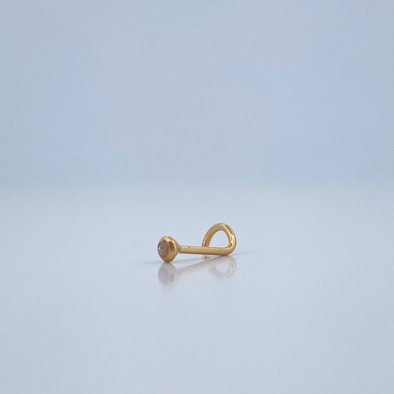 Piercing Bola Chispa 0.1gr / 1cm / Oro Amarillo 18K $