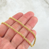 Cadena Lazo 4.45gr / 50cm / +3 Oro 18K