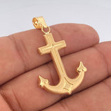 Dije Ancla 2.75gr / 4.5cm-Oro Amarillo 18K &
