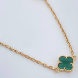 Cadena Aro Seguido Trebol 12.85gr / 45.1cm-Oro Amarillo 18K &