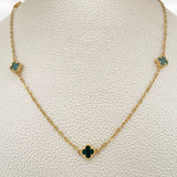 Cadena Aro Seguido Trebol 7.05gr / 44.7cm-Oro Amarillo 18K &