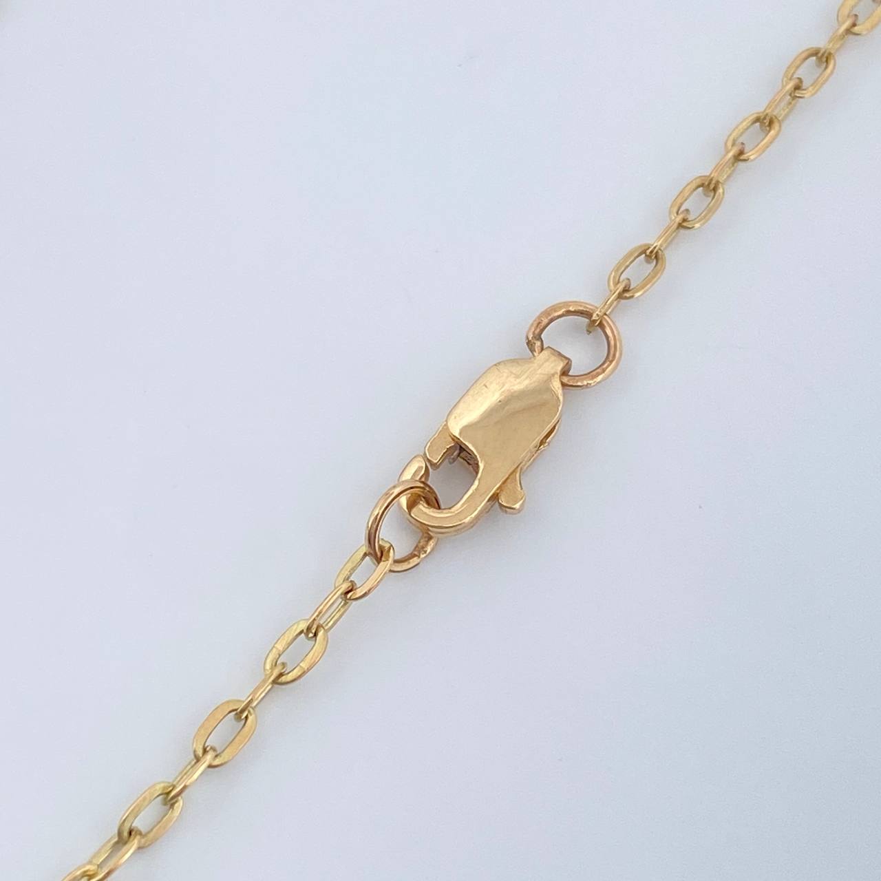 Cadena Aro Seguido Trebol 7.05gr / 44.7cm-Oro Amarillo 18K &
