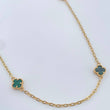 Cadena Aro Seguido Trebol 7.05gr / 44.7cm-Oro Amarillo 18K &