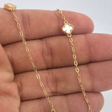 Cadena Aro Seguido Trebol 6.75gr / 47.5cm-Oro Amarillo 18K &