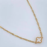 Cadena Aro Seguido Trebol 6.75gr / 47.5cm-Oro Amarillo 18K &