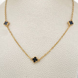Cadena Aro Seguido Trebol 6.8gr / 44.6cm-Oro Amarillo 18K &