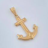 Dije Ancla 2.75gr / 4.5cm-Oro Amarillo 18K &