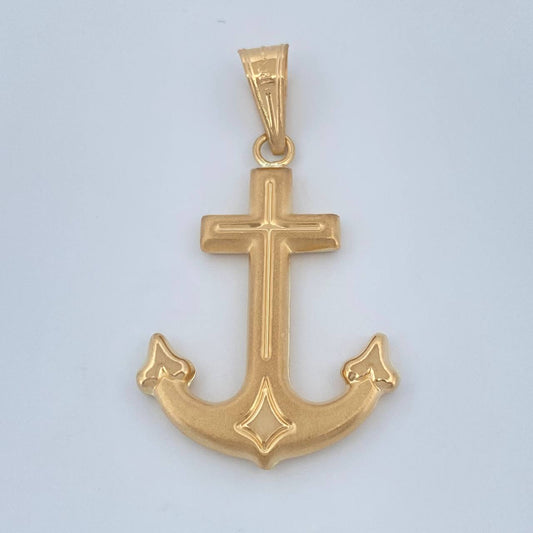Dije Ancla 2.75gr / 4.5cm-Oro Amarillo 18K &