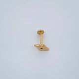 Piercing  Estrella Cardinal 0.5gr / 0.9cm / Oro Amarillo 18K &