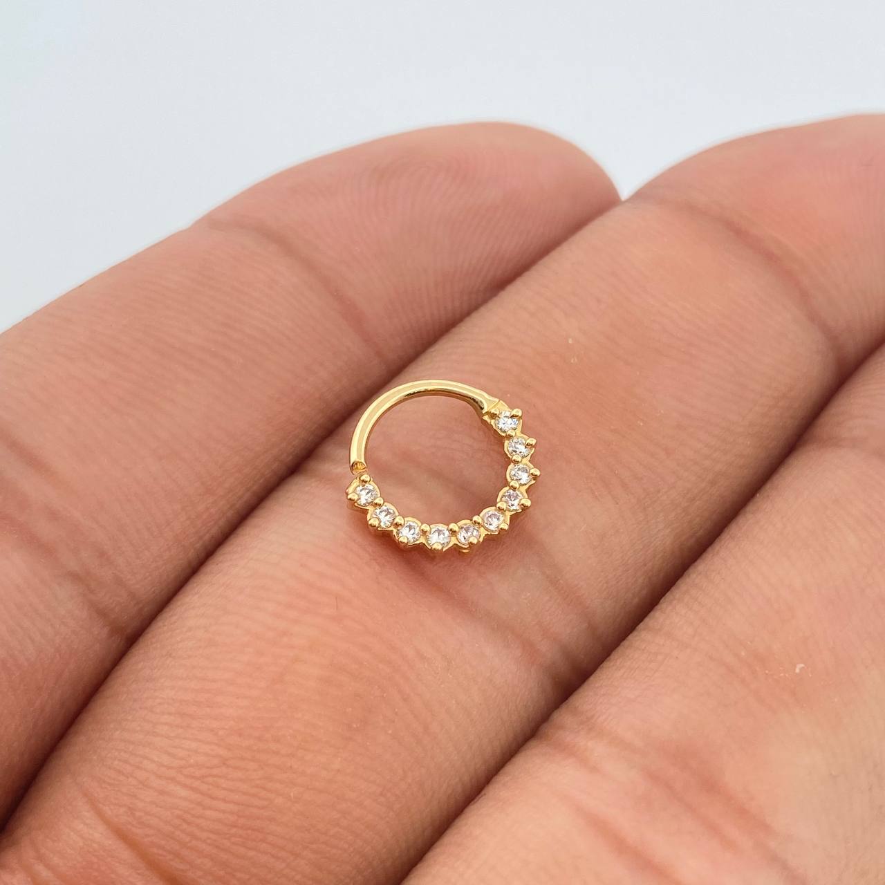 Piercing Earcuff Tiara Maya 0.5gr / 1cm / Oro Amarillo 18K &