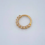 Piercing Earcuff Tiara Maya 0.5gr / 1cm / Oro Amarillo 18K &
