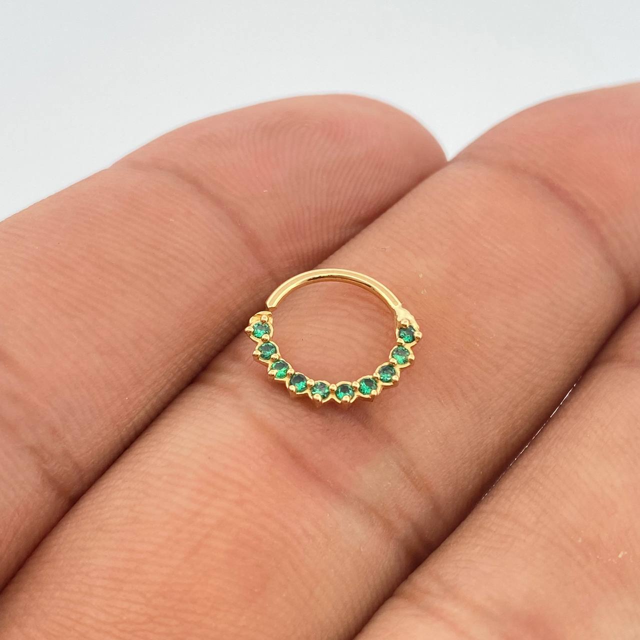 Piercing Earcuff Tiara Maya 0.45gr / 1cm / Oro Amarillo 18K &