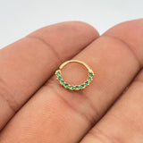 Piercing Earcuff Tiara Maya 0.45gr / 1cm / Oro Amarillo 18K &