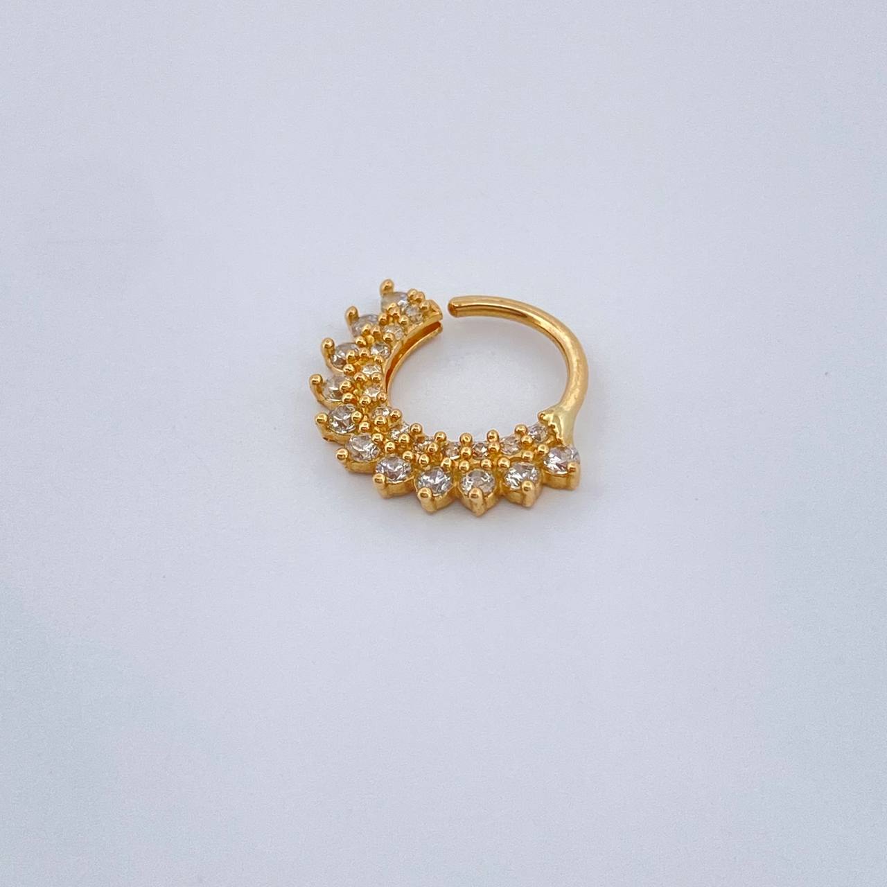 Piercing Earcuff Tiara Maya 0.95gr / 1.3cm / Oro Amarillo 18K &