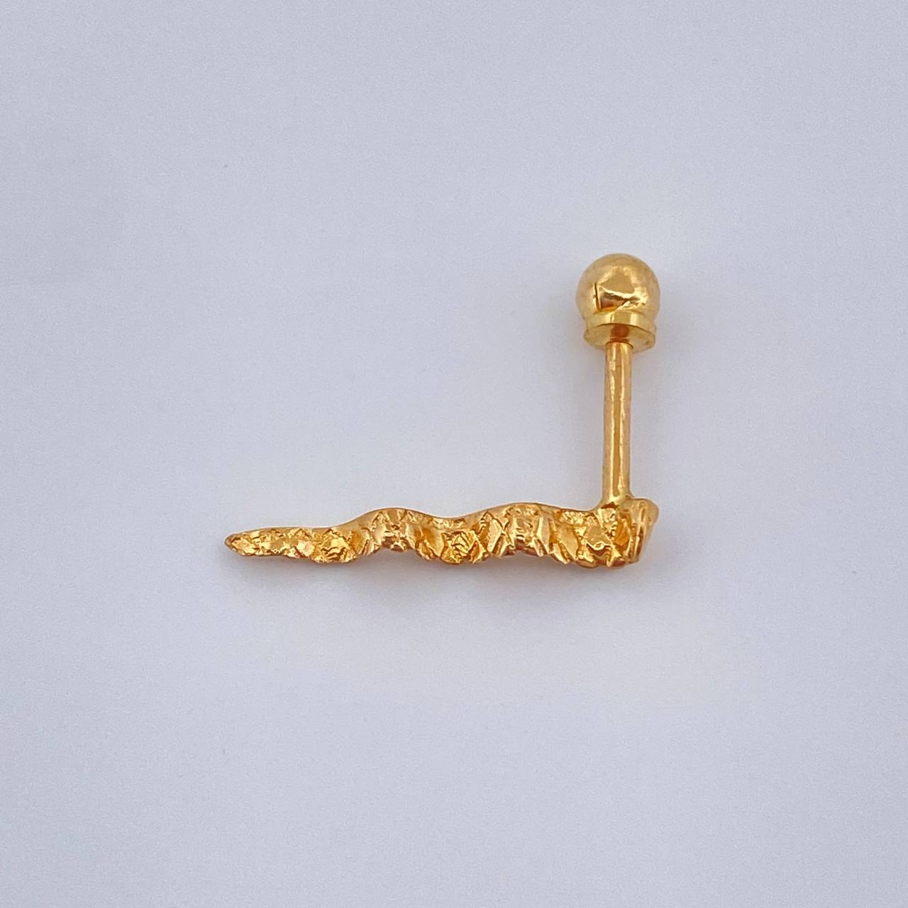Piercing Onda 0.45gr / 1.5cm / Oro Amarillo 18K &