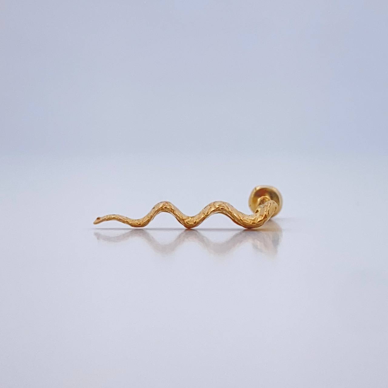 Piercing Onda 0.45gr / 1.5cm / Oro Amarillo 18K &