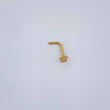 Piercing Chispa Estrella 0.1gr / 0.9cm / Oro Amarillo 18K $