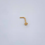 Piercing Chispa Estrella 0.1gr / 0.9cm / Oro Amarillo 18K $