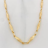 Cadena Rustica Dubai 10.7g / 60cm / 3.55mm Oro Amarillo 18K