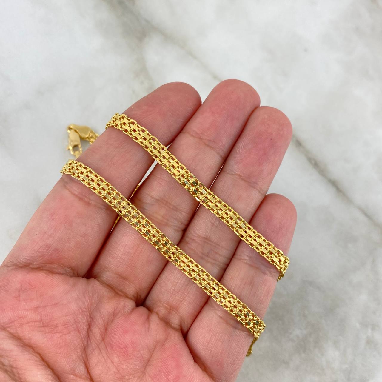 Cadena China 7.15gr / 50cm / 4.1mm Oro Amarillo +0