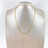 Cadena China 6.45gr / 45cm / 2.4mm Oro Amarillo +0