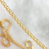 Cadena China 10gr / 50cm / 3.2mm Oro Amarillo +0