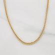 Cadena Franco 5.5g / 60cm / 1.54mm Dos Oros Amarillo Blanco 18K