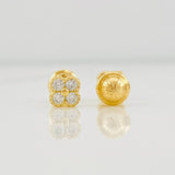 Topos Flor 1.1g / 5.2mm Oro Amarillo 18K