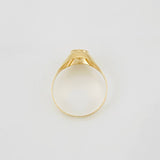 Anillo Sello Corona 1.75g / T8 1/2 Oro Amarillo 18K