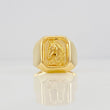 Anillo Sello Caballo 3.9g / T10 Oro Amarillo 18K