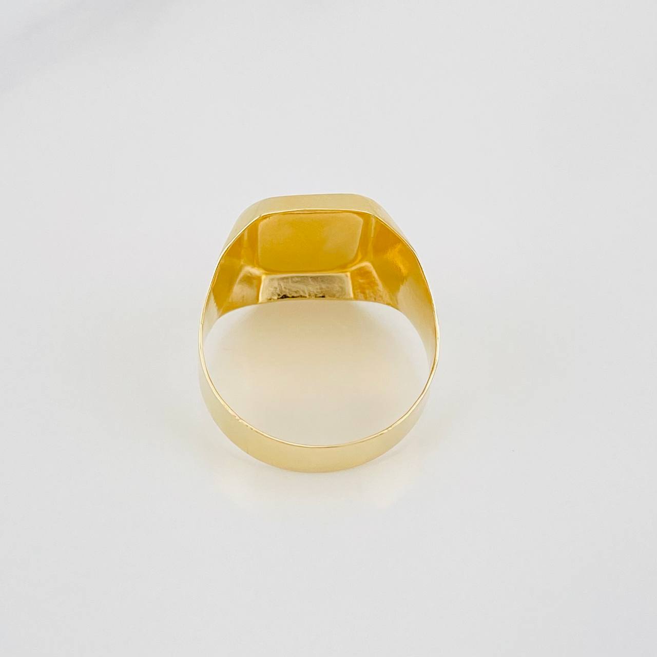 Anillo Sello Caballo 3.9g / T10 Oro Amarillo 18K