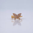 Piercing Earcuff Simulador Mariposa 0.65gr / 0.9cm / Oro Amarillo 18K &