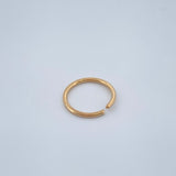 Piercing Aro Liso 0.25gr / 1cm / Oro Amarillo 18K $