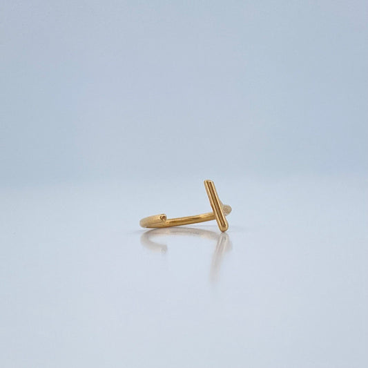 Piercing Earcuff Simulador 0.3gr / 1cm / Oro Amarillo 18K $