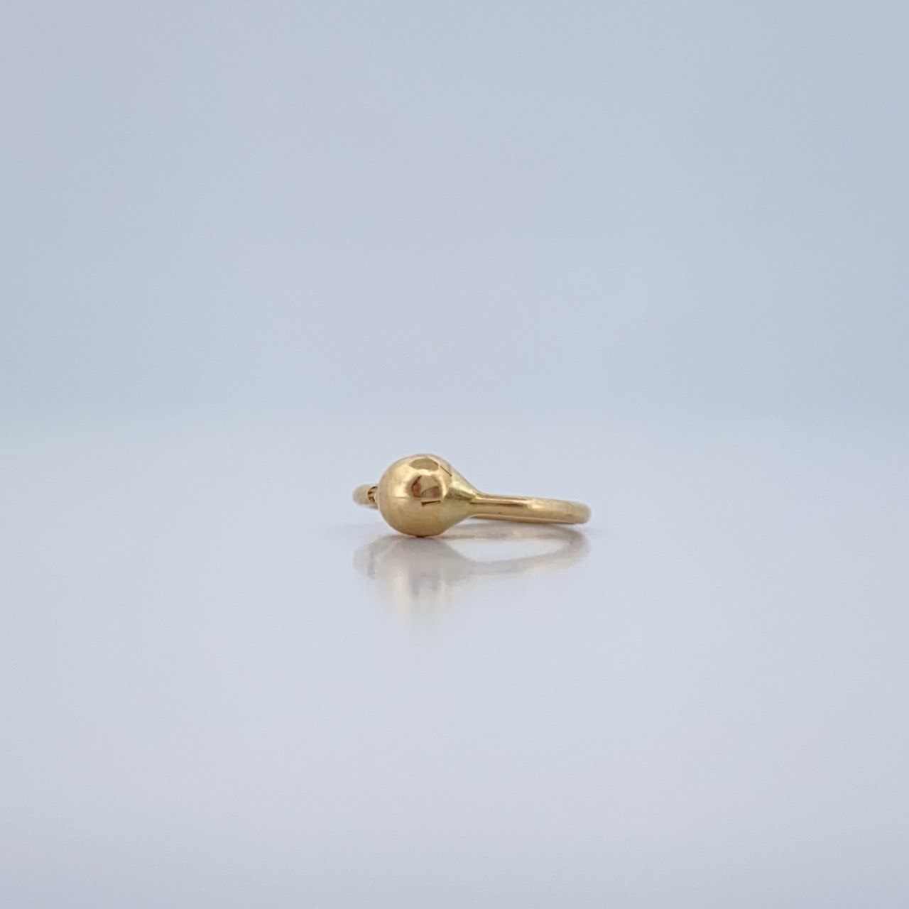 Piercing Aro Bola 0.25gr / 1cm / Oro Amarillo 18K $