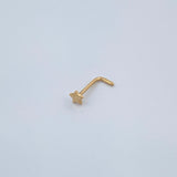 Piercing Chispa Estrella 0.1gr / 0.9cm / Oro Amarillo 18K $