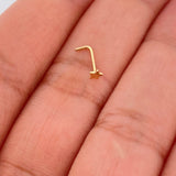 Piercing Chispa Estrella 0.1gr / 0.9cm / Oro Amarillo 18K $